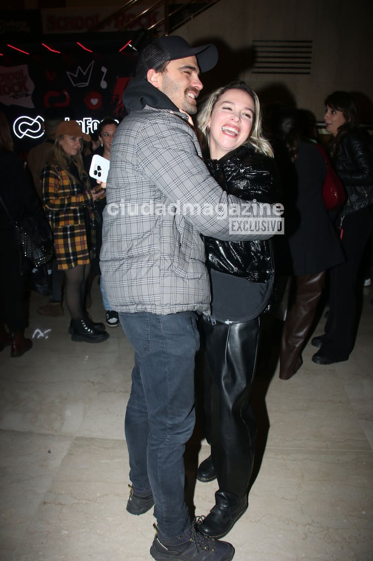 Sofía Pachano y Santiago Ramundo en estreno de School of Rock (Foto: Movilpress).