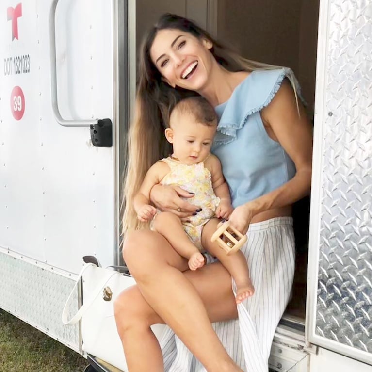 Sofía Reca, la madre de Mila Yankelevich, la nena que murió en un accidente en Miami. Crédito: Instagram/@sofiareca