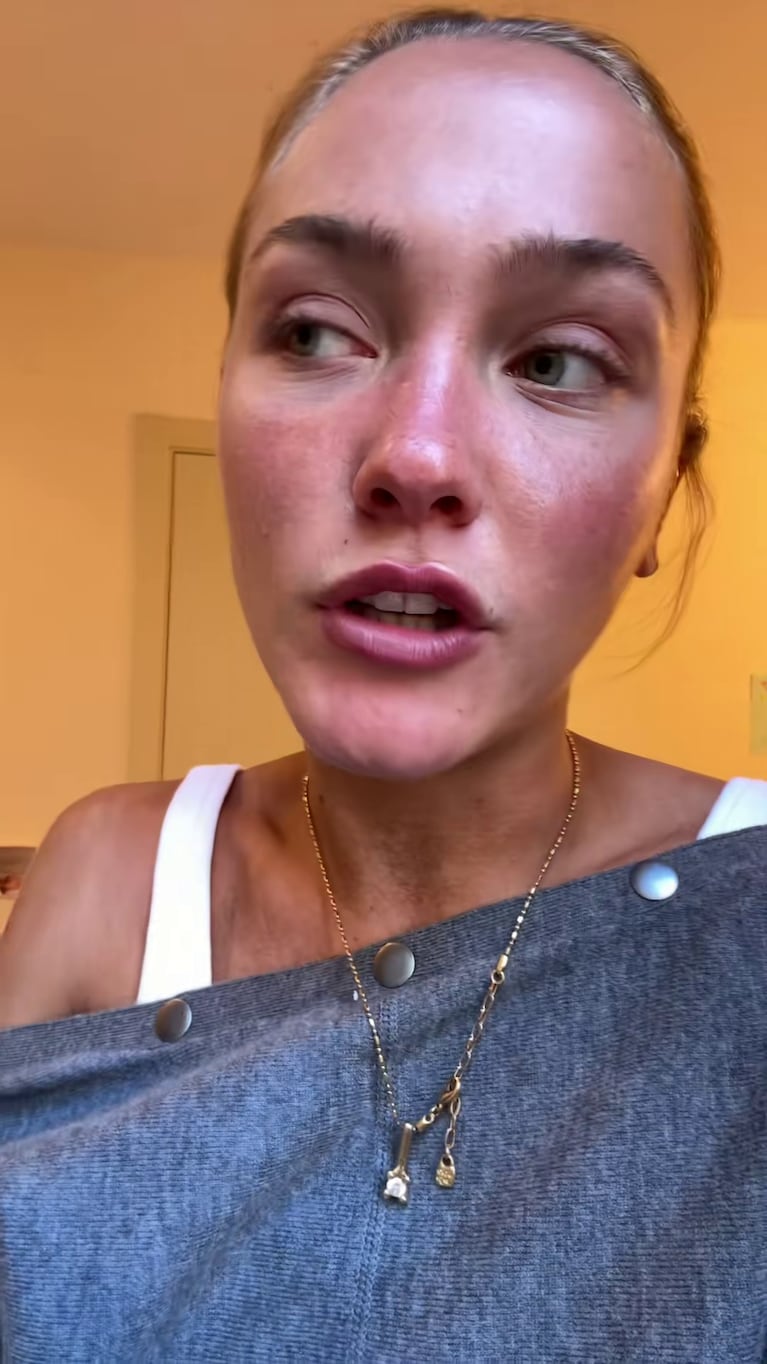 Sofía Solá contó cómo fue el accidente que tuvo en Barcelona (Foto: captura de TIkTok).