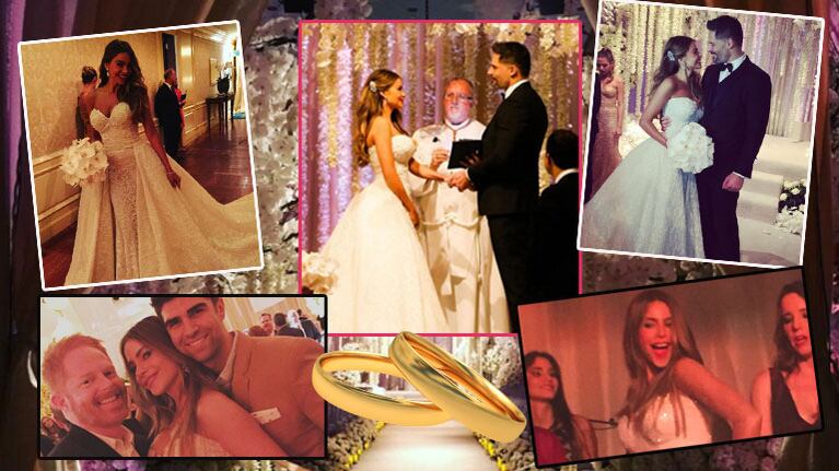 Sofía Vergara y su súper casamiento con Joe Manganiello (Fotos: Instagram).