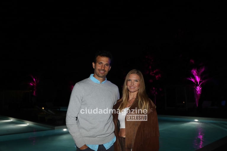 Sofía Zámolo y su esposo en la noche de verano de Punta del Este 2026 (Foto: RS Fotos).