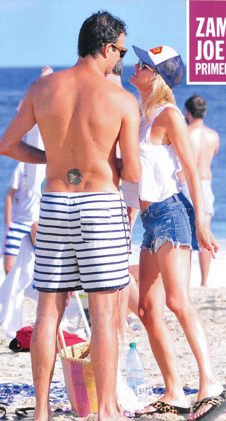 Sofía Zámolo y su novio Joe en Punta del Este. (Foto: revista Caras)