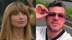 Sol Abraham y Cristian U (Fotos: captura Telefe y Instagram @cristianurrizaga)