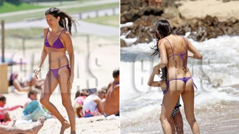 Sol Calabró no hace "sombra" en Punta... (Foto: revista Caras)