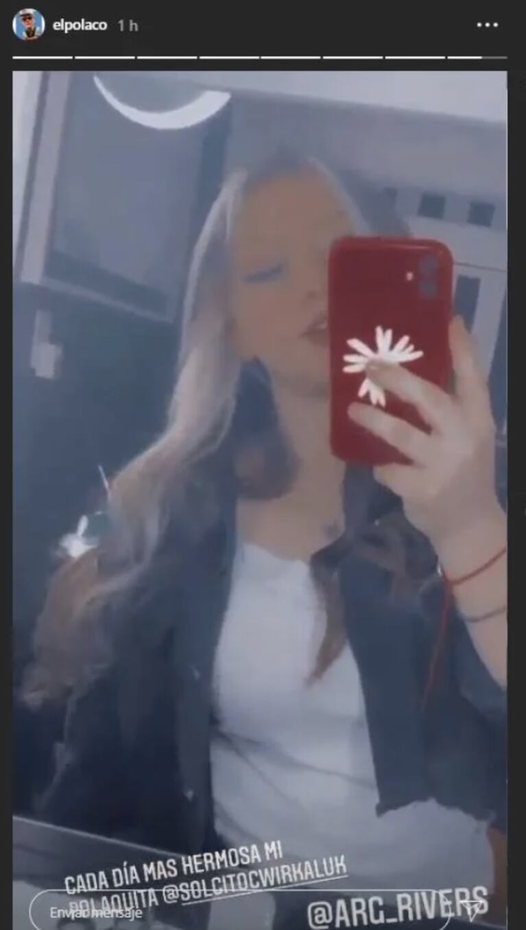 Sol, la hija de Karina La Princesita y el Polaco, se cambió el look y su papá se mostró orgulloso: "Cada día más hermosa, mi polaquita"