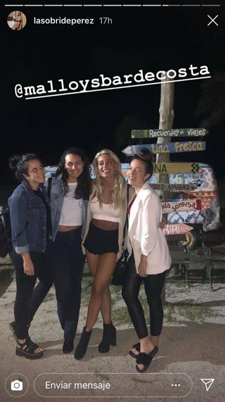 Sol Pérez disfrutó de la noche porteña con sus tres mejores amigas: ¡tragos y muchas risas!