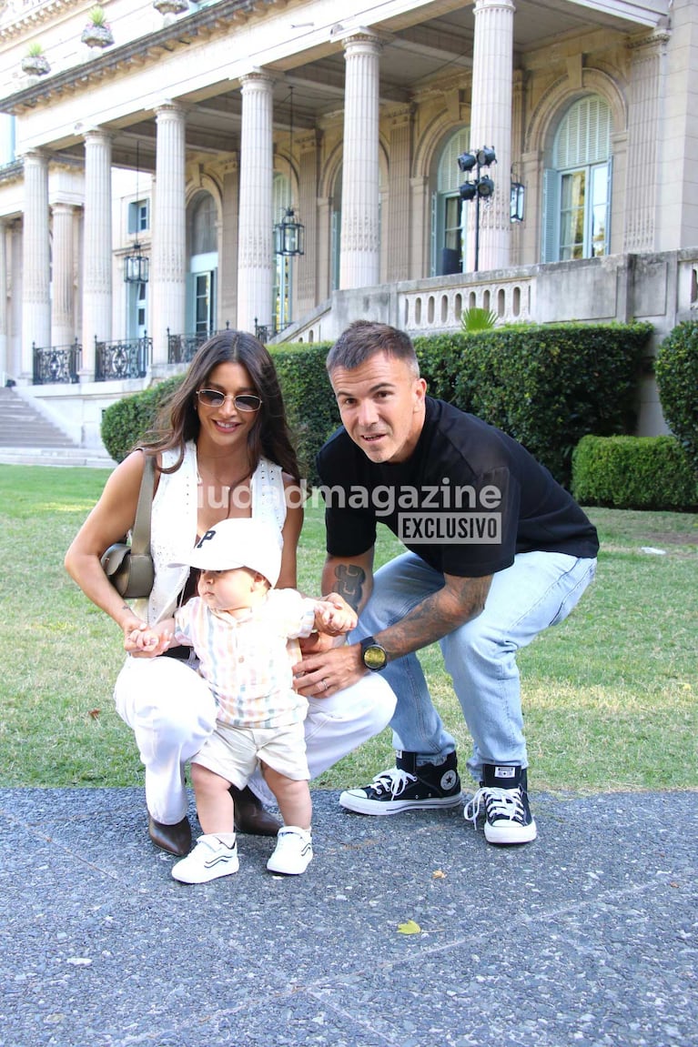 Sol Pérez, Guido Mazzoni y su hijo Marco (Foto: Movilpress)