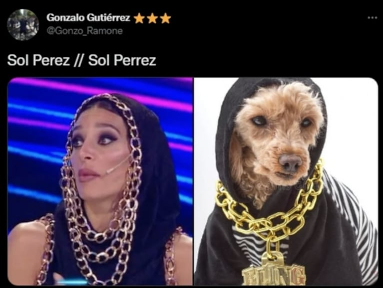 Sol Pérez lució este llamativo look para El Debate y en las redes estallaron los memes