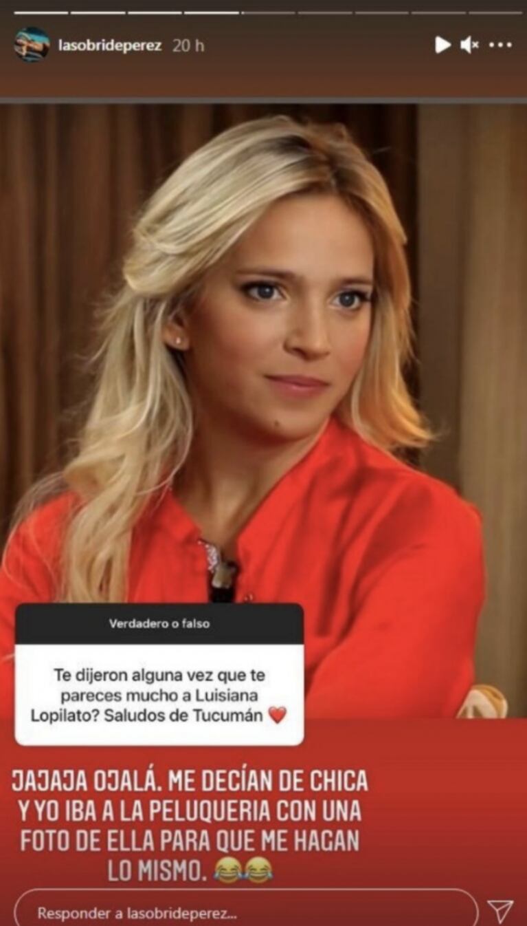 Sol Pérez reveló de qué famosa actriz era súper fanática: "Iba con una foto de Luisana Lopilato a la peluquería a cortarme el pelo"