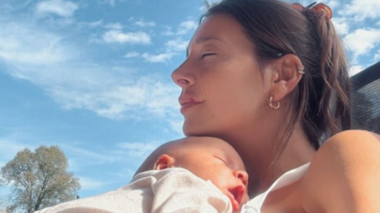 Sol Pérez se lució con una receta de budín de banana con su hijo a upa: el tierno video | Créditos: Instagram @lasobrideperez