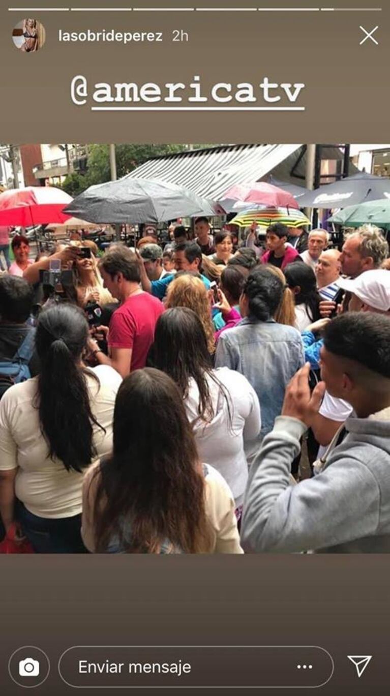 Sol Pérez y una sorprendente foto en agradecimiento a sus fanáticos