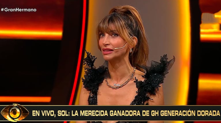 Solange Abraham habló tras ganar Gran Hermano y contó qué sintió al apagar la luz (Captura de Telefe)