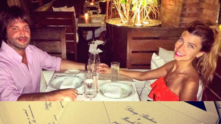 Solange Abraham y Marcelo Da Corte se casan el 18 de abril (Foto: Twitter)