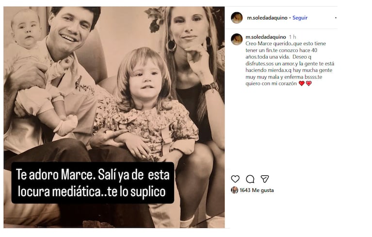 Soledad Aquino le hizo un contundente pedido a Marcelo Tinelli y Cande reaccionó picante