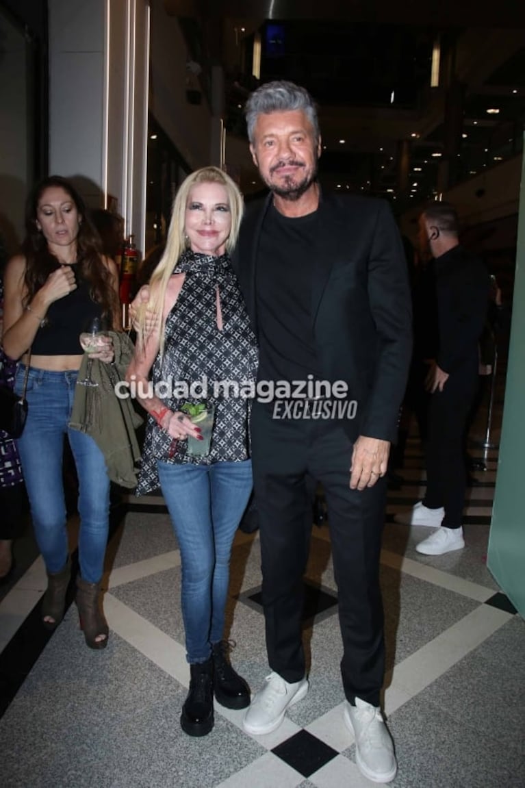 Soledad Aquino y Marcelo Tinelli.