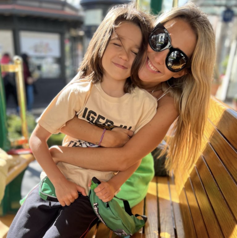 Soledad Fandiño compartió tiernas fotos de sus vacaciones en Disney con su hijo Milo: "Así de felices"