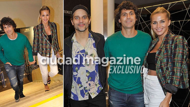 Soledad Fandiño y Lucas Langelotti fueron al teatro (Foto: Movilpress)