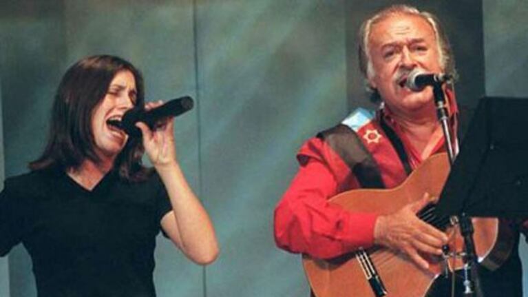 Soledad Pastorutti y César Isella, juntos, en tiempos felices. (Foto: Web)