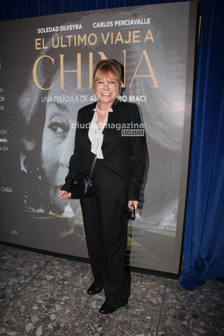 Soledad Silveyra en el estreno del documental de la vida de China Zorrilla (Fotos: Movilpress).