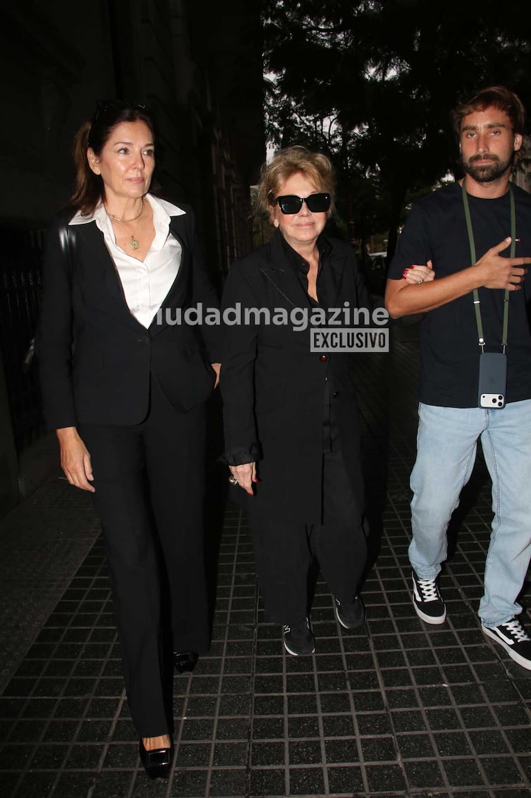 Soledad Silveyra en la despedida de Luis Brandoni (Foto: Movilpress)