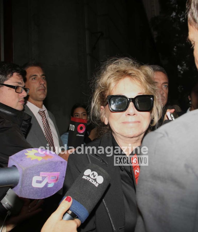 Soledad Silveyra en la despedida de Luis Brandoni (Foto: Movilpress)