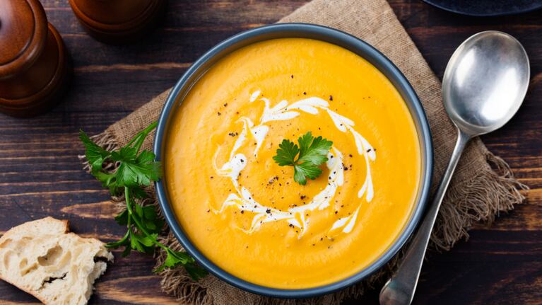 Sopa de calabaza: una receta ideal para tener en tu cocina