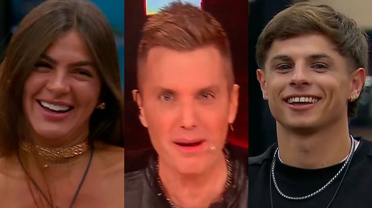 Sorpresa en Gran Hermano: la reacción de Santiago del Moro a la propuesta romántica de Luana (captura de Telefe)