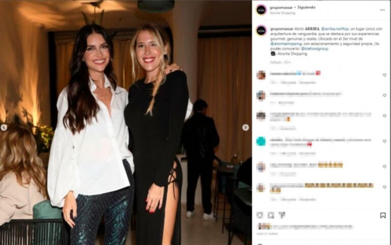 Sorpresivo acercamiento de Zaira Nara con Eli Sulichin, la novia de Benjamín Vicuña, tras el Wanda Gate