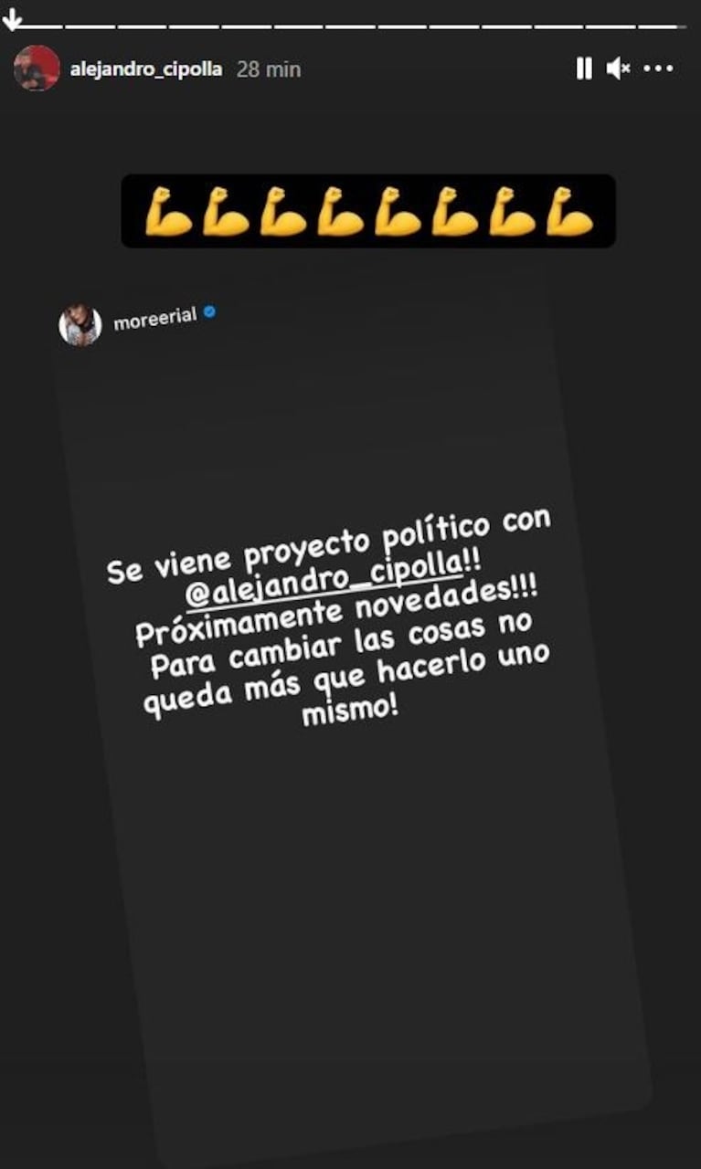 Sorpresivo anuncio de More Rial tras revelar que se lanza a la política: "Para cambiar las cosas, no queda más que hacerlo uno mismo"