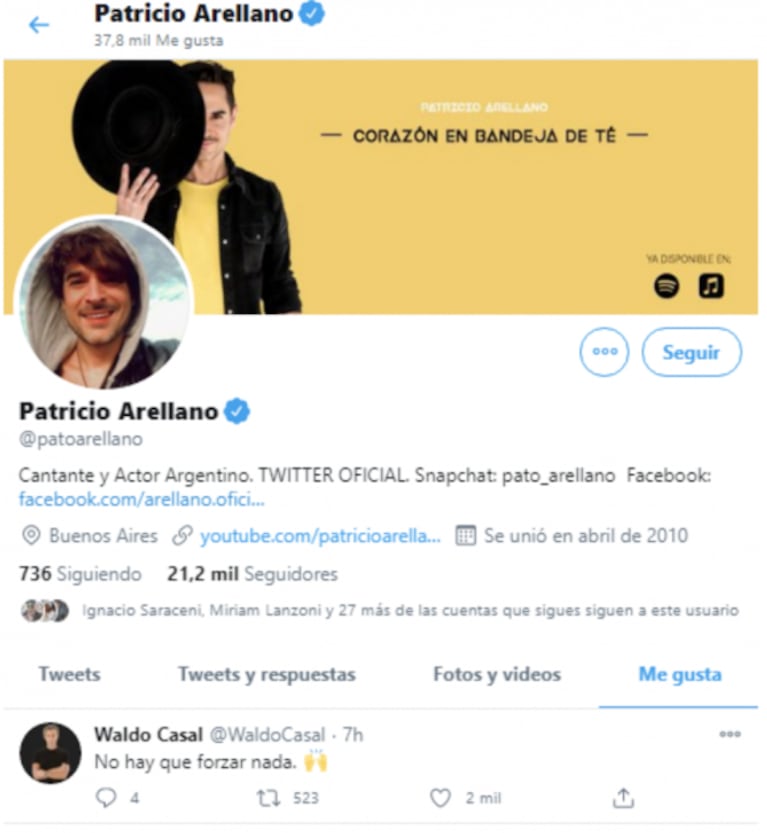 Sorpresivo 'me gusta' de Patricio Arellano, tras el escándalo con Laura Novoa en Cantando 2020: "No hay que forzar nada"
