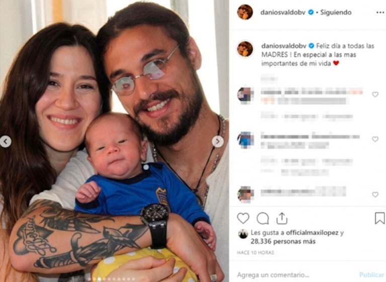 Sorpresivo posteo de Daniel Osvaldo para Jimena Barón en el Día de la Madre con fotos de su pasado juntos