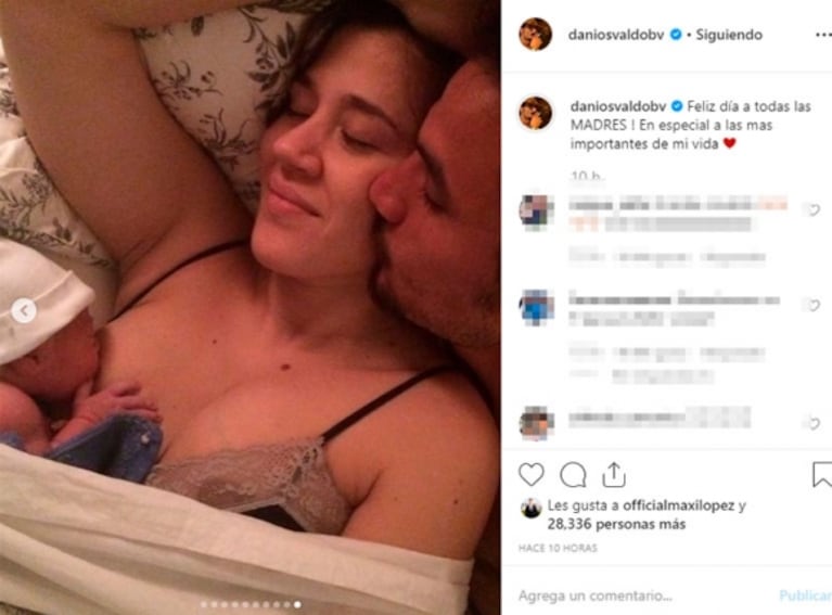 Sorpresivo posteo de Daniel Osvaldo para Jimena Barón en el Día de la Madre con fotos de su pasado juntos