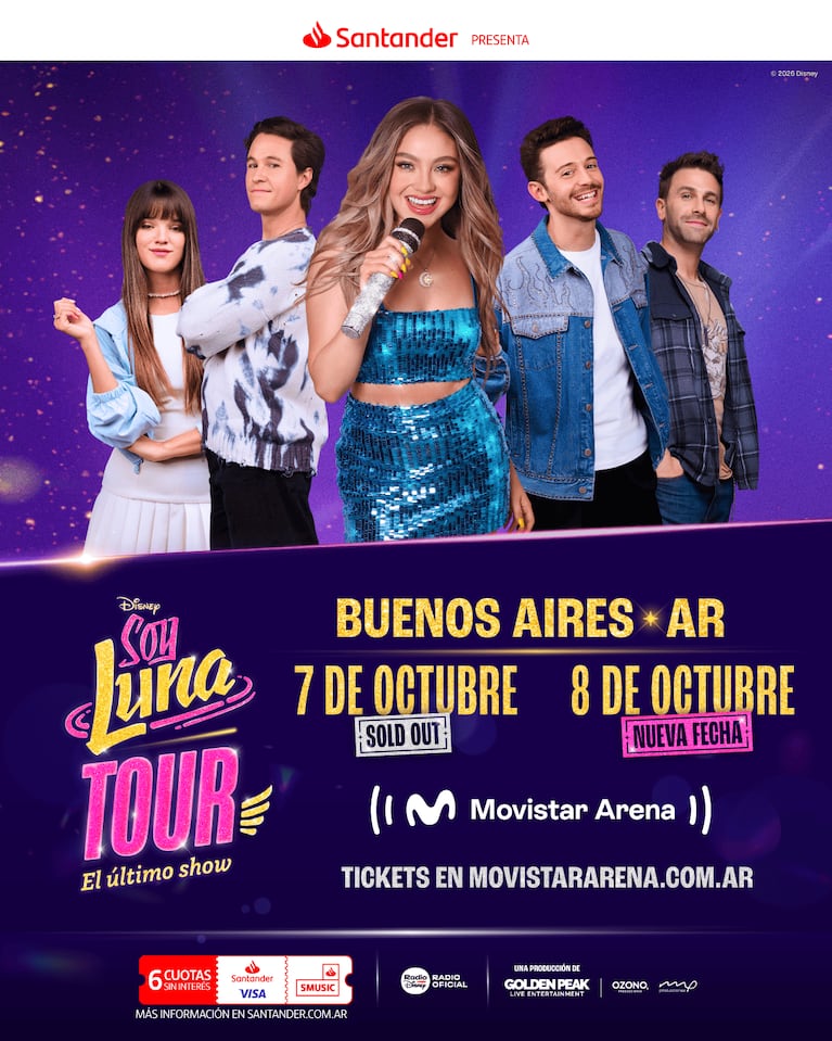 Soy Luna Tour, EL Último Show agregó una segunda fecha.