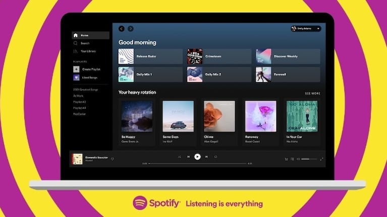 Spotify para escritorio introduce la descarga de álbumes para escuchar sin conexión. Foto:DPA. 