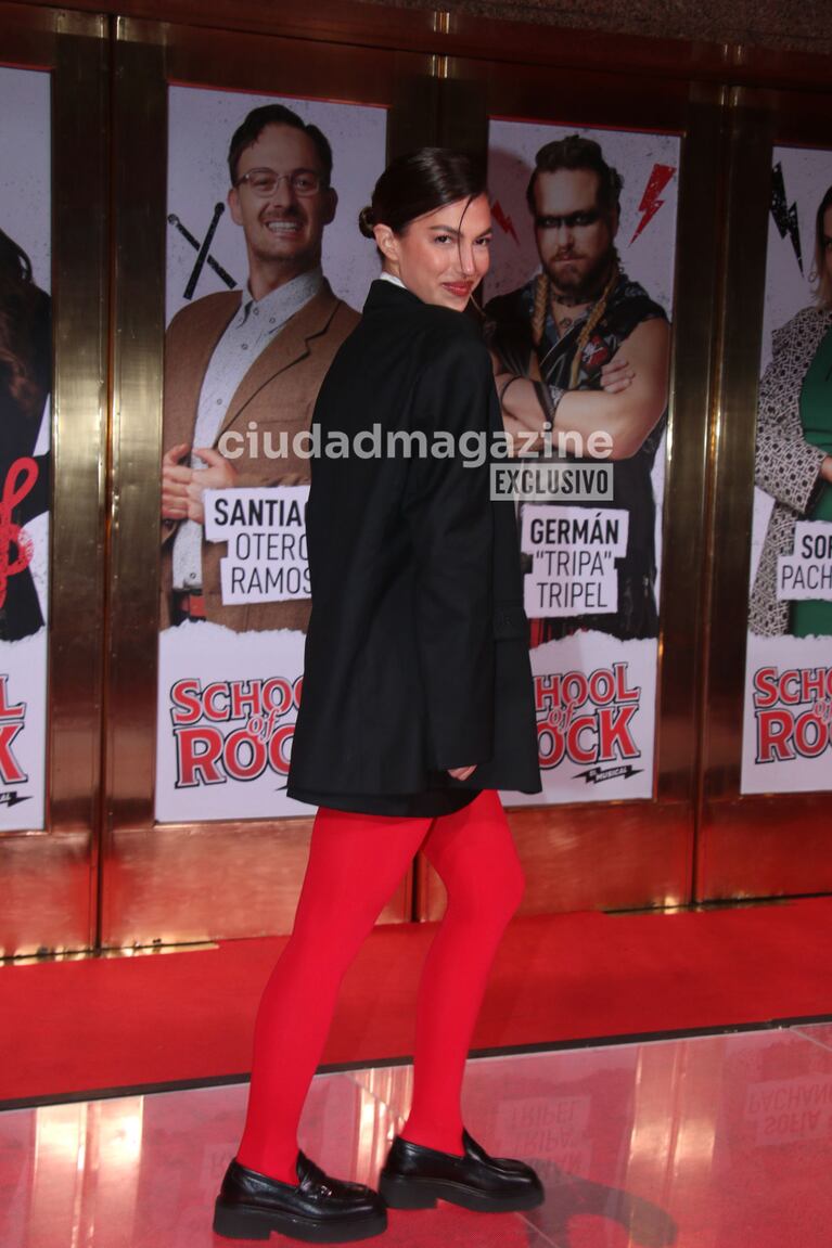 Stefi Roitman en estreno de School of Rock (Foto: Movilpress).