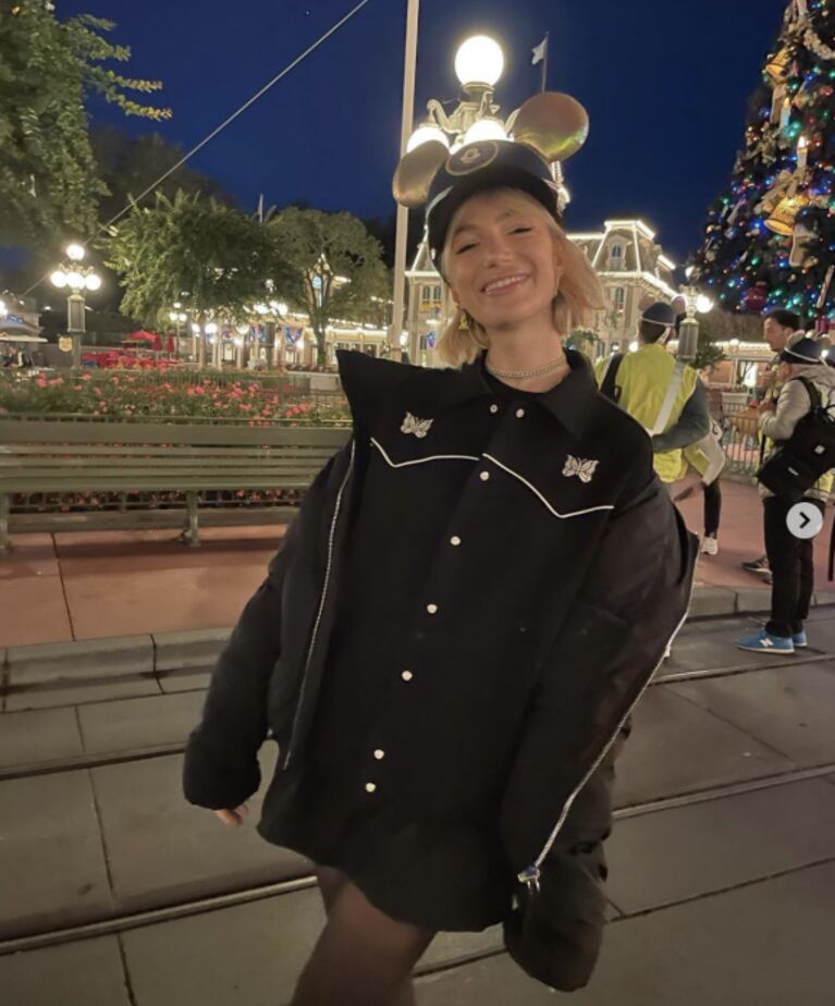 Stefi Roitman viajó a Disney con Marley y Mirko para celebrar los 50 años de Magic Kingdom