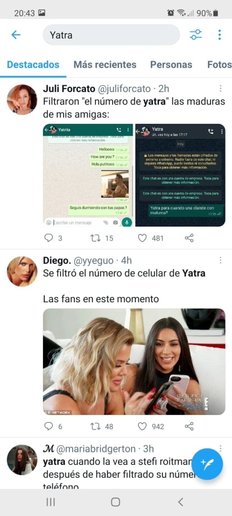 Stefi Roitman y Ricky Montaner filtraron sin querer el teléfono de Sebastián Yatra y él reaccionó con fastidio: "Esto parece un chiste"