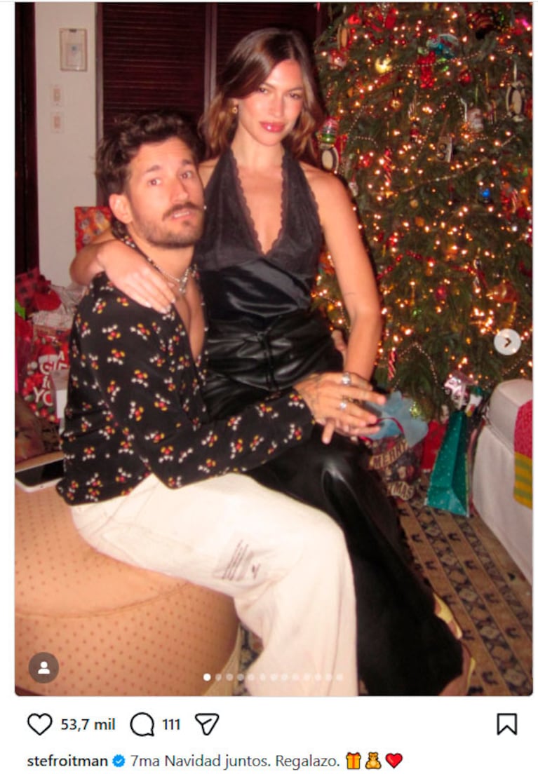 Stefi Roitman y Ricky Montaner (Foto: Instagram)