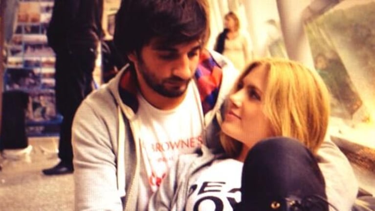 Stephanie Demmer y Juan Pérsico, juntos. (Foto: Twitter)