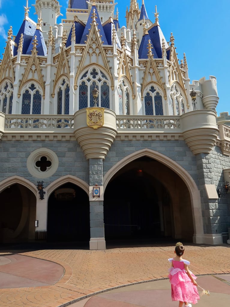 Stephanie Demner en familia en Disney
