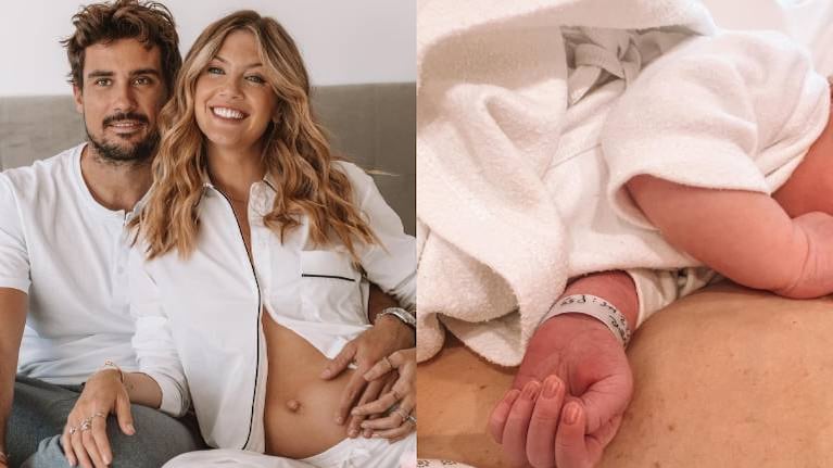 Stephanie Demner y Guido Pella anunciaron el nacimiento de su hija.