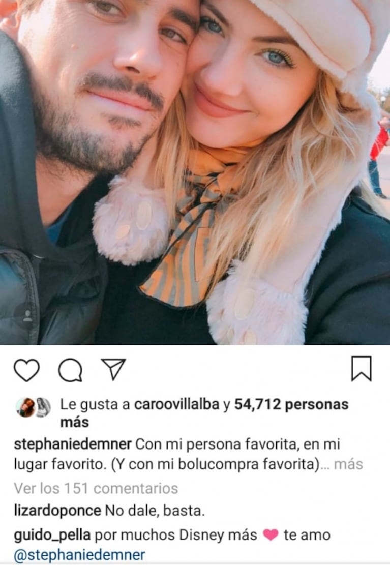 Stephanie Demner y Guido Pella, enamorados en París a medio año de blanquear su romance: "Un viaje más juntos"