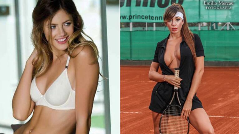 Stephanie Demner y Johanna Villafañe, la vedette que provocó la separación. (Fotos: archivo Web y Emilio Mercau - Exitoina.com)