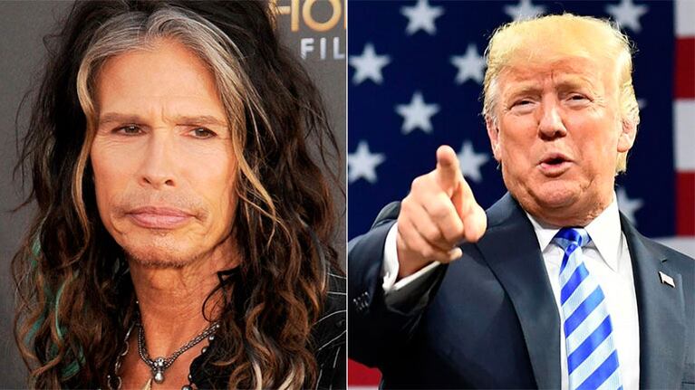 Steven Tyler exige Trump deje de usar música de Aerosmith