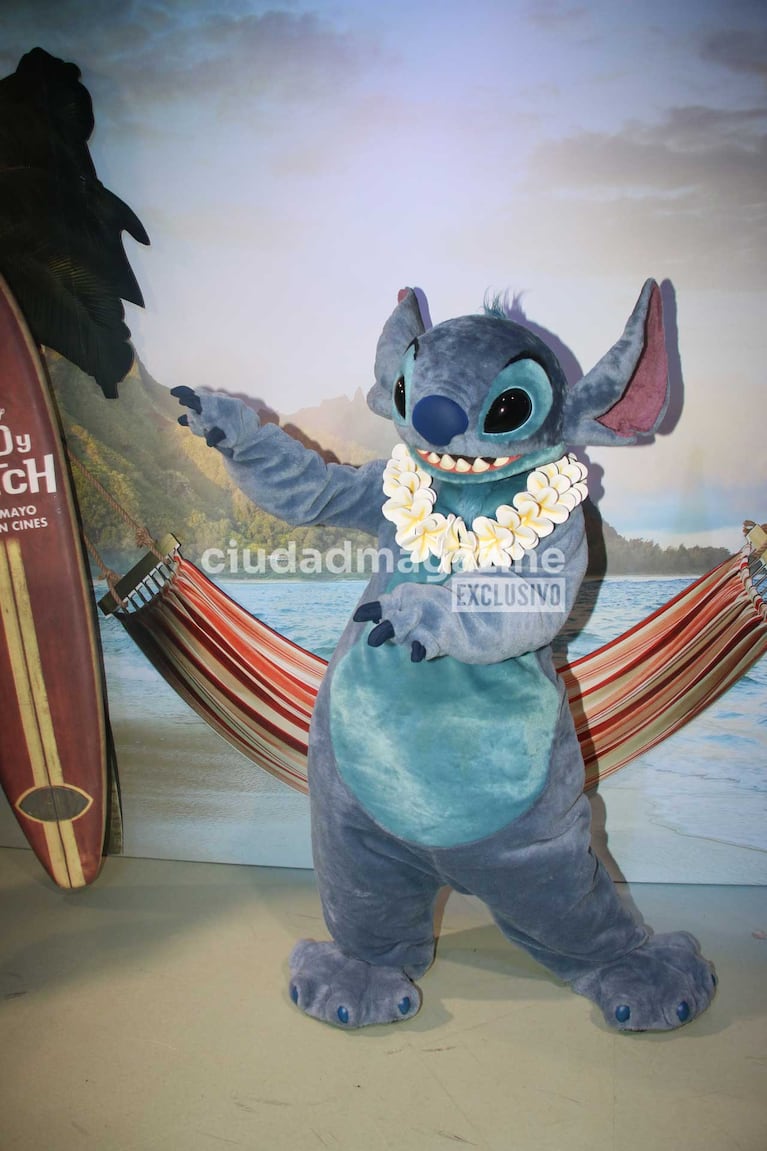 Stitch en el estreno de su film (Foto: Movilpress)