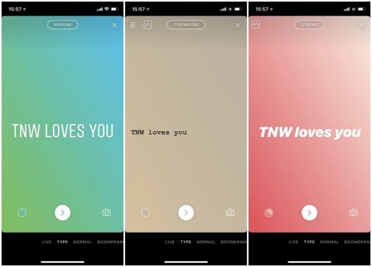 Stories de sólo texto es la nueva prueba que realiza Instagram