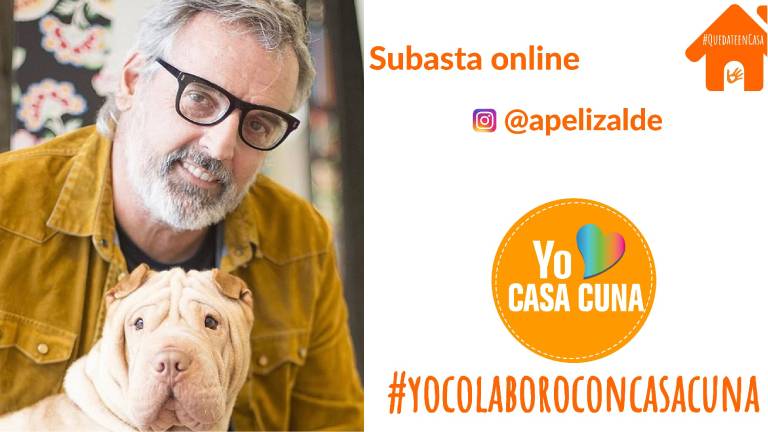Subasta solidaria de tapabocas diseñados por Benito Fernández para el Hospital de Niños Pedro de Elizalde
