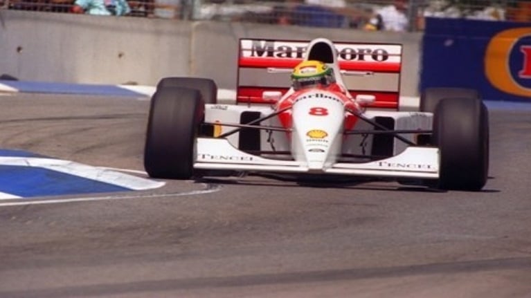 Subastarán el McLaren del brasileño Ayrton Senna