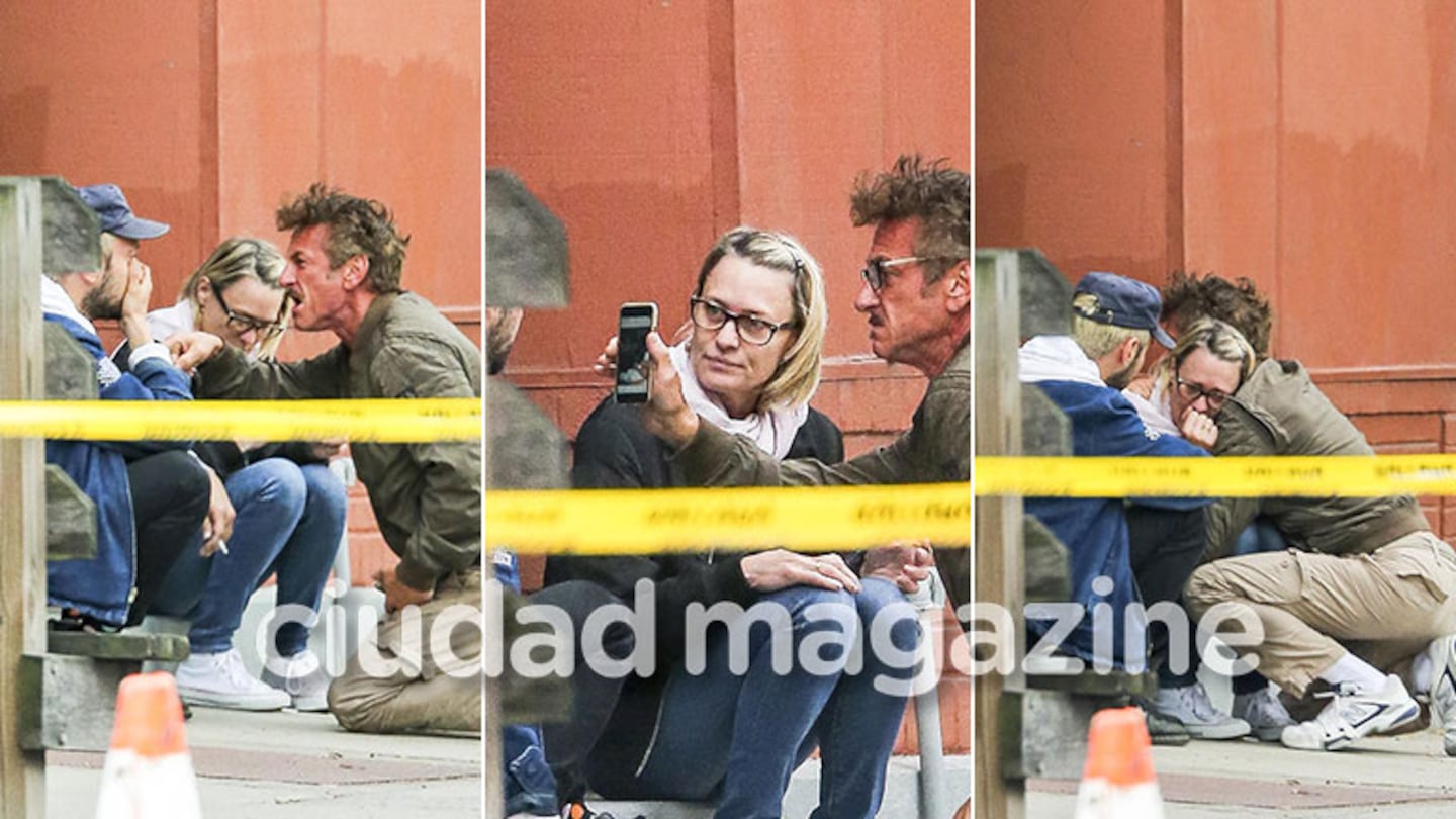 ¡Suegro furioso! Sean Penn increpó en plena calle al novio de su hija: el incontenible llanto de su exmujer, Robin Wright. (Foto: Grosby Group)