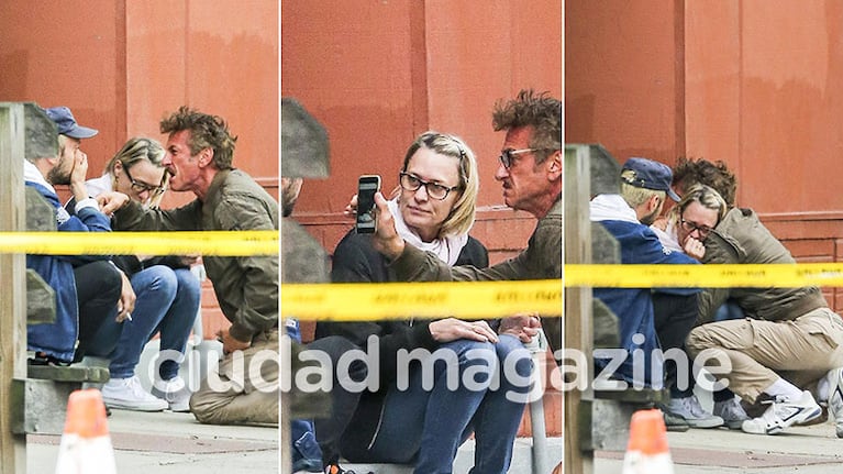 ¡Suegro furioso! Sean Penn increpó en plena calle al novio de su hija: el incontenible llanto de su exmujer, Robin Wright. (Foto: Grosby Group)